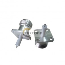 Coax N Connector Straight Female 4 Hole Flange for Panel Mount Coax N Connector Straight Female 4 Hole Flange for Panel Mount