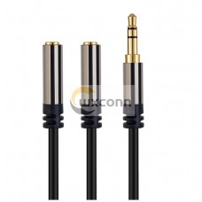 3.5mm Jack Audio Splitter Adapter Plug to 2 Jack Connector Cable 20CM 3.5mm Jack Audio Splitter Adapter Plug to 2 Jack Connector Cable 20CM