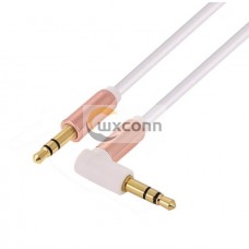 3.5 mm Cable Chain 90 Degree Pink Audio Cable 30CM Pink 3.5 mm Cable Chain 90 Degree Pink Audio Cable 30CM Pink