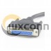 D sub 25 pin Male to Female Connector Cable  Assembles with   AWG24/26/28/32