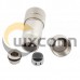 M12 Shielded Sensor Connector A-Coded 8 Pin Female Straight Cable Plug With Metal Shell Waterproof