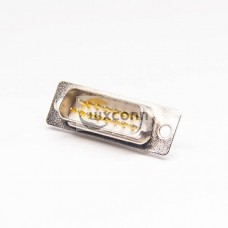 15 Pin Machined Male D SUB Connector 180 Degree Solder Type for Coaxial Cable 15 Pin Machined Male D SUB Connector 180 Degree Solder Type for Coaxial Cable