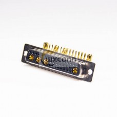 DB High Current 36W4 Female Right Angled Machined Pin Through Hole for PCB Mount DB High Current 36W4 Female Right Angled Machined Pin Through Hole for PCB Mount
