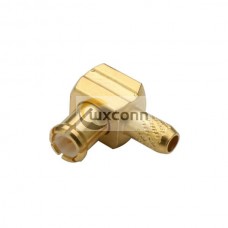 MCX Connector Crimp Type 90 Degree Coax Male for Cable RG178 MCX Connector Crimp Type 90 Degree Coax Male for Cable RG178