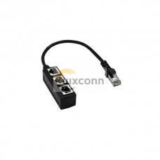 RJ45 Ethernet Splitter Cable Adapter 1 to 3 Port Ethernet Switch for CAT 5/CAT 6 LAN Socket Connector 20CM RJ45 Ethernet Splitter Cable Adapter 1 to 3 Port Ethernet Switch for CAT 5/CAT 6 LAN Socket Connector 20CM