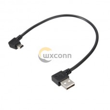 90 Degree USB Cable Type A to Mini B cable Data Transfer Line 0.5m 90 Degree USB Cable Type A to Mini B cable Data Transfer Line 0.5m