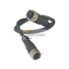 M8 Cordsets B Code 5Pin Female to Female Overmold Cable 1.5M AWG22 Length Shiled M8 Cordsets B Code 5Pin Female to Female Overmold Cable 1.5M AWG22 Length Shiled