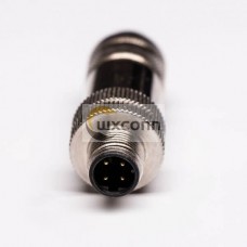 M12 4 Position D-Code Shielded Field Termination Connectors For Cable Assembly M12 4 Position D-Code Shielded Field Termination Connectors For Cable Assembly