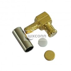 MCX Plug Connector Right Angled Crimp type for RG316