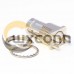 Bulkhead Female BNC 180° Edge Mount for PCB Mount Nickel Plating 75Ohm