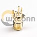 Edge Mount SMA Connector Straight Female Threaded Gold Plating for PCB Mount Edge Mount SMA Connector Straight Female Threaded Gold Plating for PCB Mount