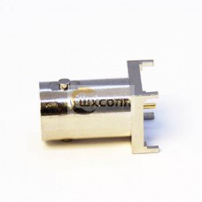 Female HD BNC Connector 17.5mm High with a Long Body 180 Degree Through Hole Female HD BNC Connector 17.5mm High with a Long Body 180 Degree Through Hole