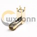 90° SMA Connector Threaded Right Angled Through Hole for PCB 50 Ohm