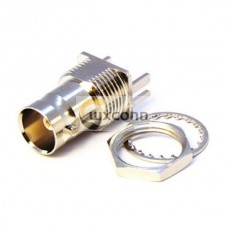 Edge Mount BNC Female Connector Solder Vertical type Through Hole Edge Mount BNC Female Connector Solder Vertical type Through Hole