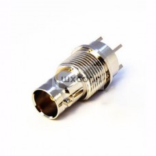HD BNC Connectors Front Bulkhead 75Ohm Female Vertical Type Nickel plating HD BNC Connectors Front Bulkhead 75Ohm Female Vertical Type Nickel plating