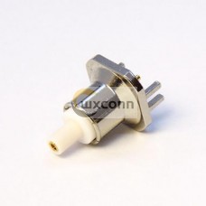 Plate Edge Mount BNC for PCB Female Straight Connector Plate Edge Mount BNC for PCB Female Straight Connector