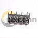 8 Holes Female BNC Connector Angled Through Hole for PCB Mount 8 Holes Female BNC Connector Angled Through Hole for PCB Mount