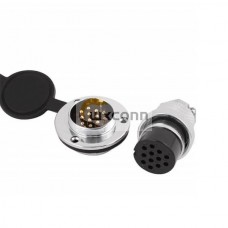 Circular Connector Panel Mount 12 Pin GX25 Male Female Plug and Socket Connector Circular Connector Panel Mount 12 Pin GX25 Male Female Plug and Socket Connector