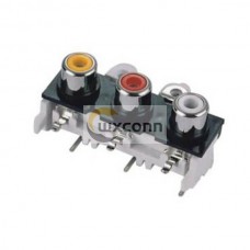 3Pin Srew RCA Connector Jack 90Degree for PCB Mount 3Pin Srew RCA Connector Jack 90Degree for PCB Mount