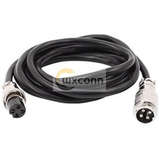 GX16 4 Pin Aviation Cable Assemblies Air Male Female Connector Plug Cable 1M GX16 4 Pin Aviation Cable Assemblies Air Male Female Connector Plug Cable 1M