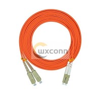 Fiber Optic Cable Assembly 3Meter LC to SC Duplex 50/125μm OM2 Multi-mode Jumper Optical Patch Cord Fiber Optic Cable Assembly 3Meter LC to SC Duplex 50/125μm OM2 Multi-mode Jumper Optical Patch Cord