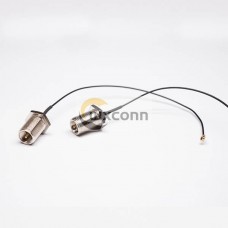 Use MHF Cable Coax Connector IPEX Ⅰ with RF1.13 Black FME Male Use MHF Cable Coax Connector IPEX Ⅰ with RF1.13 Black FME Male