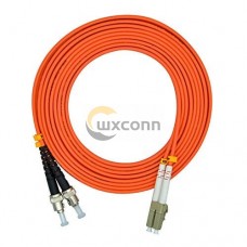 Fiber Optic Cable for TV 3M LC to ST Duplex 62.5/125 OM1 Multimode Jumper Optical Patch Cord Fiber Optic Cable for TV 3M LC to ST Duplex 62.5/125 OM1 Multimode Jumper Optical Patch Cord