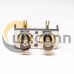 2 Holes BNC Connectors Female Angled Through Hole for PCB Mount
