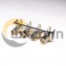 4 Holes BNC Connector Female DIP Type PCB Mount 90 Degree Gold Plating