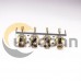 4 Holes BNC Connector Female DIP Type PCB Mount 90 Degree Gold Plating