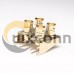 4 Holes BNC Connector Right Angled Female Through Hole PCB Mount Gold Plating 4 Holes BNC Connector Right Angled Female Through Hole PCB Mount Gold Plating