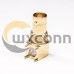 50Ohm BNC Connector   Female Right Angled Bulkhead DIP Type for PCB Mount
