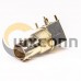 50Ohm BNC Connector   Female Right Angled Bulkhead DIP Type for PCB Mount