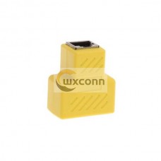 3 Way RJ45 Splitter 1 To 2   LAN Ethernet Network Cable Extender Adapter Connector Female to Female Yellow