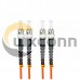 Fiber Optic Cable Connectors Types 3M ST to ST Duplex 62.5 125 OM1 Multimode Jumper Optical Patch Cord