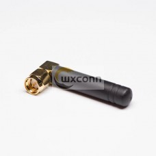 WIFI Antenna 2.4G Black Antenna with Angled SMA Male for Wireless Router WIFI Antenna 2.4G Black Antenna with Angled SMA Male for Wireless Router