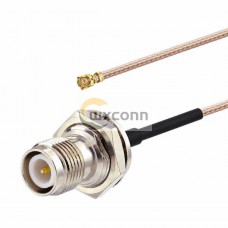 TNC Connector RP Female Bulkhead to IPX U.FL RF Coaxial Cable RG178 20cm TNC Connector RP Female Bulkhead to IPX U.FL RF Coaxial Cable RG178 20cm