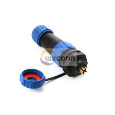 SP-13 Connector 6 Pin IP68 Power Cable Connector SP-13 Connector 6 Pin IP68 Power Cable Connector