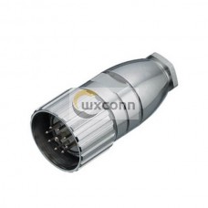M23 Connector 9Pin Coupling Plug Male Waterproot Solder Cable Connector Shield M23 Connector 9Pin Coupling Plug Male Waterproot Solder Cable Connector Shield