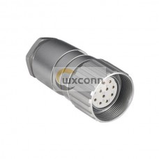 Molex M23 Connector Industrial Threaded Waterproof M23 Female 12Pin Signal Circular Connector Shield Molex M23 Connector Industrial Threaded Waterproof M23 Female 12Pin Signal Circular Connector Shield