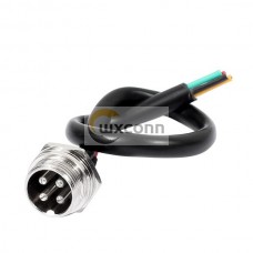 GX16 Aviation Plug 4 Pin Socket Cable Male Head Plug Electrical Cable 1M GX16 Aviation Plug 4 Pin Socket Cable Male Head Plug Electrical Cable 1M