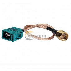 SMA GPS Extension Cable Assembly Fakra Z Female to SMA Male Adapter RG316 Pigtail Cable SMA GPS Extension Cable Assembly Fakra Z Female to SMA Male Adapter RG316 Pigtail Cable