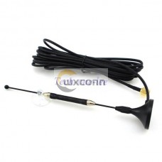 10dbi 4G  LTE Antenna 3g 4g lte Aerial 698-960/1700-2700Mhz with magnetic base SMA Male RG174 3M Clear Sucker Antenna