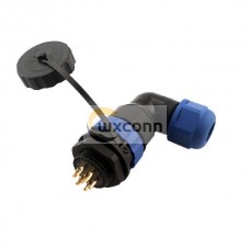12 Pin Connector SP21 90 Degree Plug Female Socket IP68 Aviation Connector 12 Pin Connector SP21 90 Degree Plug Female Socket IP68 Aviation Connector