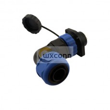 Plug And Socket Cable Connector 2 Hole Flange Type 12 Pin SP21 Connector Plug And Socket Cable Connector 2 Hole Flange Type 12 Pin SP21 Connector