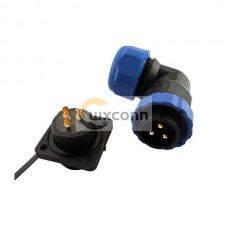 Industrial Power Panel Mount Connectors SP21 Series 10 Pin Waterproof Connectors Plug Socket Industrial Power Panel Mount Connectors SP21 Series 10 Pin Waterproof Connectors Plug Socket