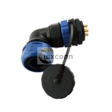 24 Pin Connector SP29 90 Degree Plug Female Socket IP68 Aviation Connector 24 Pin Connector SP29 90 Degree Plug Female Socket IP68 Aviation Connector