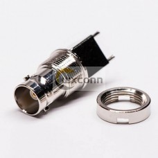 BNC Bulkhead Connector Famale Straight for PCB Mount