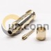 MCX Plug Straight Crimp Type Brass Gould Plated Connector MCX Plug Straight Crimp Type Brass Gould Plated Connector