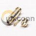 MCX Plug Straight Crimp Type Brass Gould Plated Connector MCX Plug Straight Crimp Type Brass Gould Plated Connector